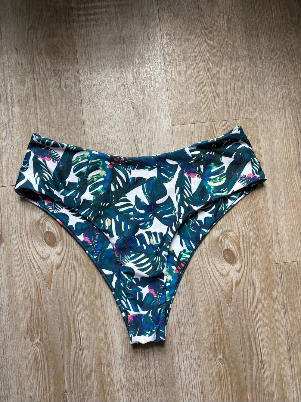 Tropical Bikini High rise Bottoms XL